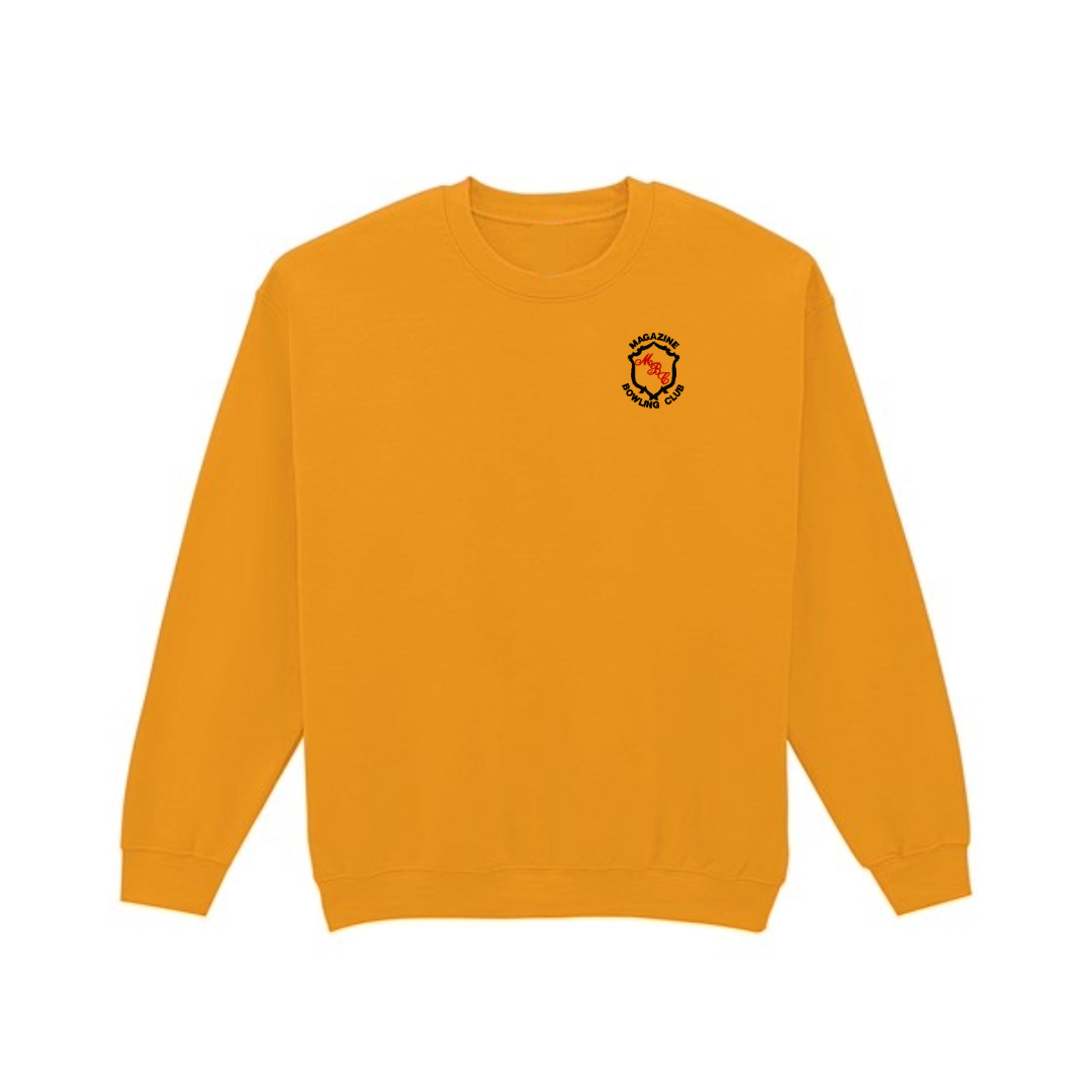 Gold Sweatshirt - Magazine Bowling Club