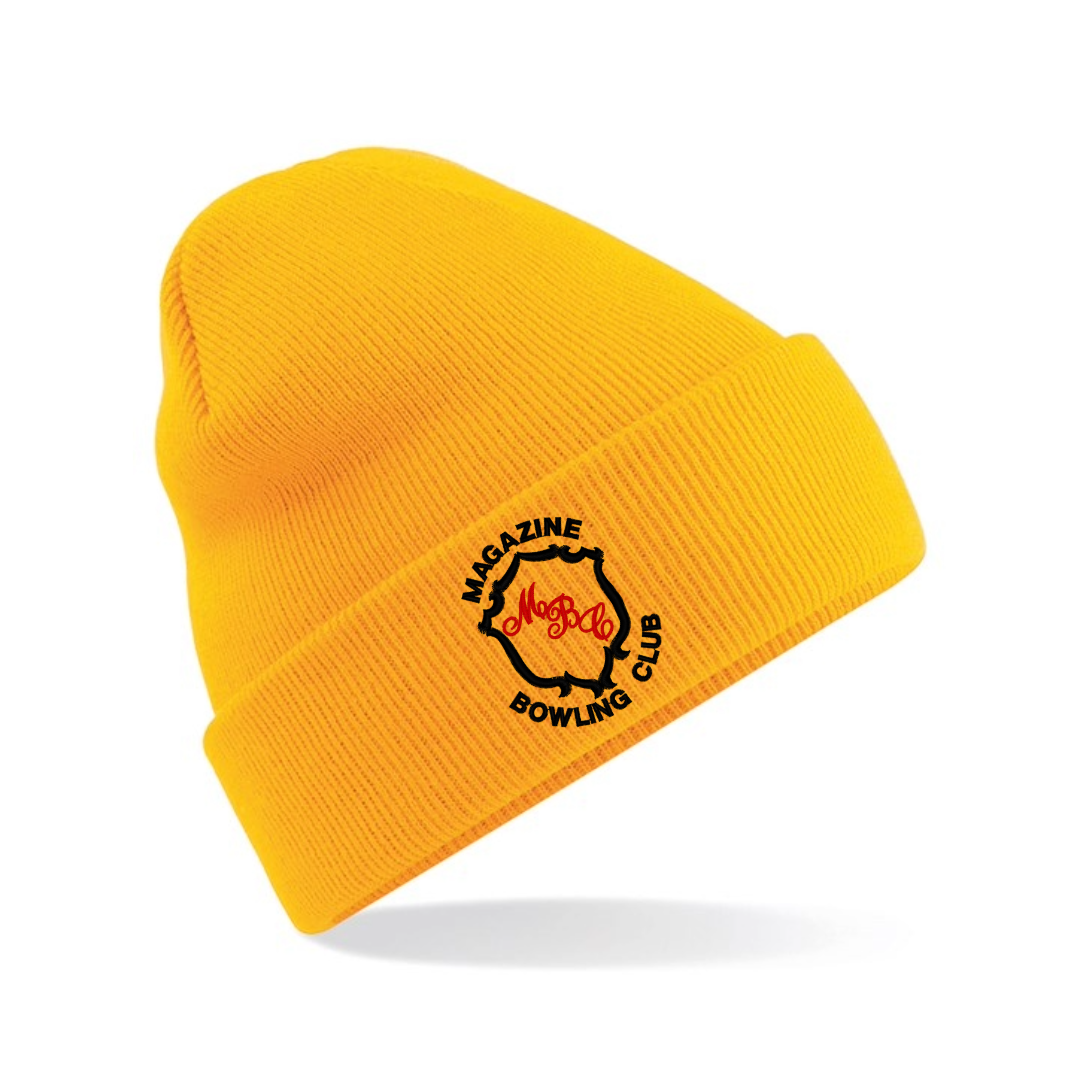 Gold Beanie - Magazine Bowling Club