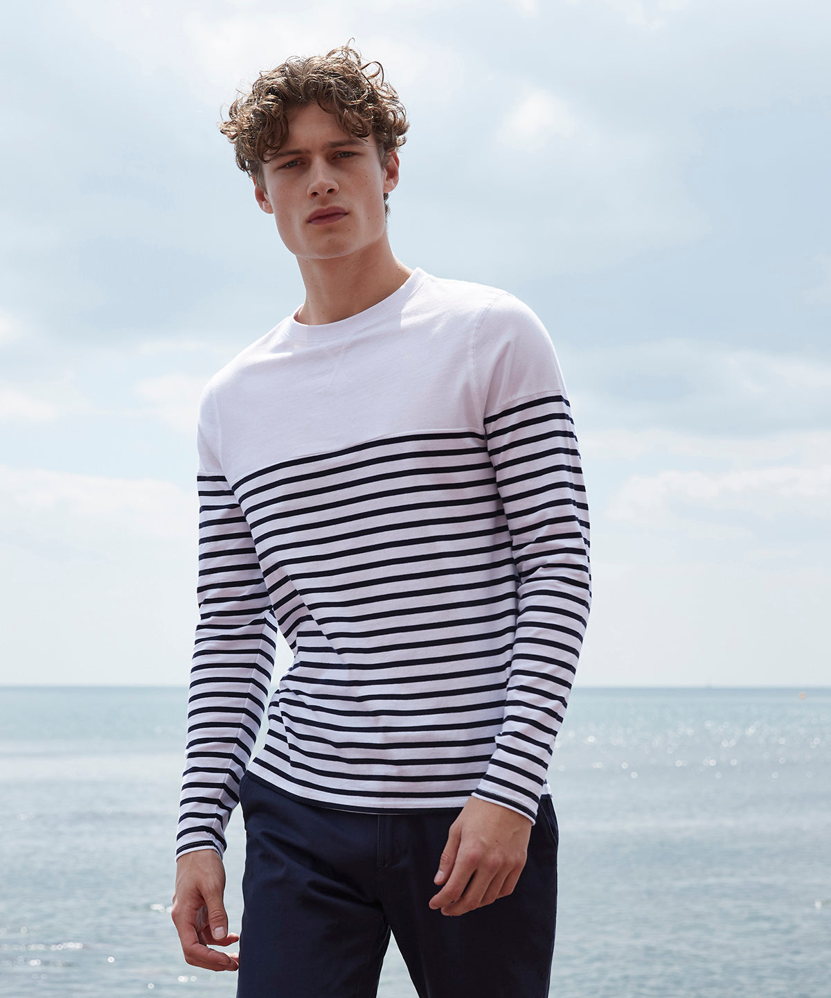 FR134 - Long sleeve Breton striped T