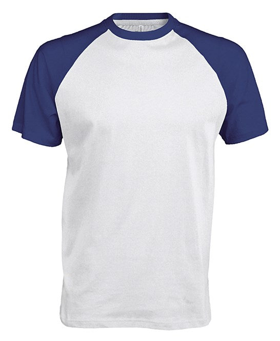 KB330 - Baseball Short-sleeved two-tone T-shirt
