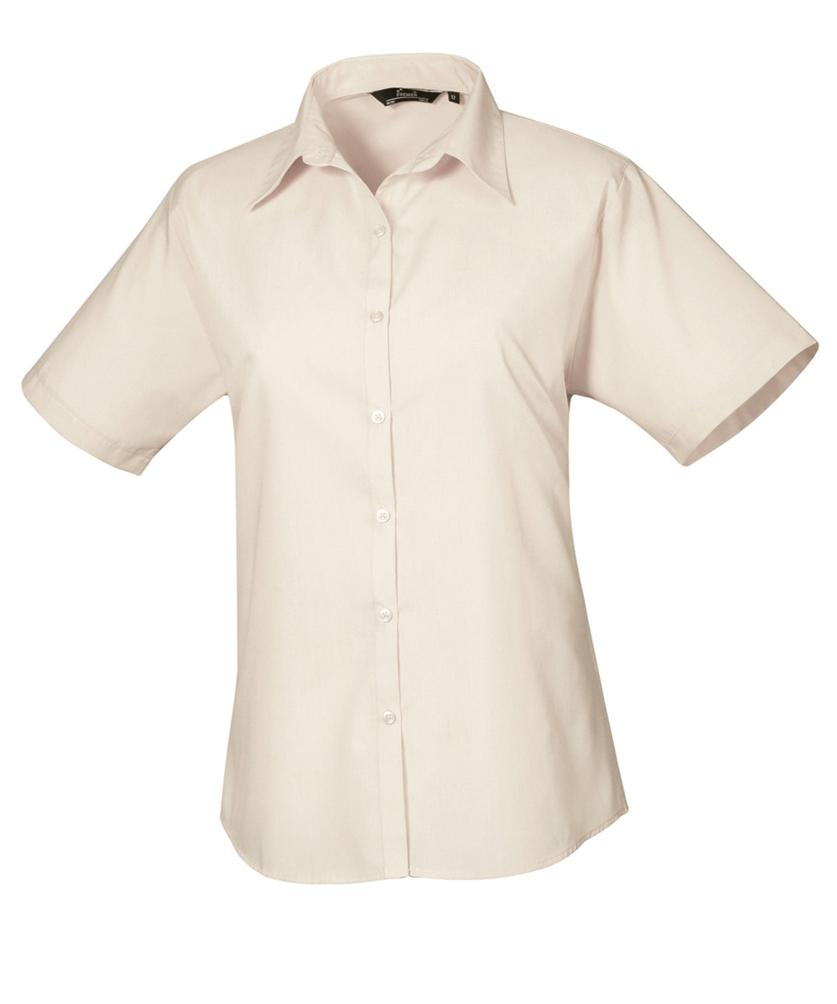 PR302 - Women's Short Sleeve Poplin Blouse