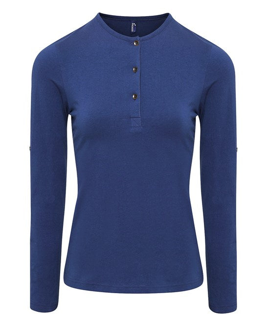 PR318 - Women's Long John roll-sleeve tee