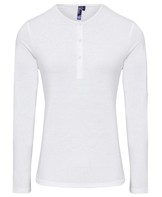 PR318 - Women's Long John roll-sleeve tee