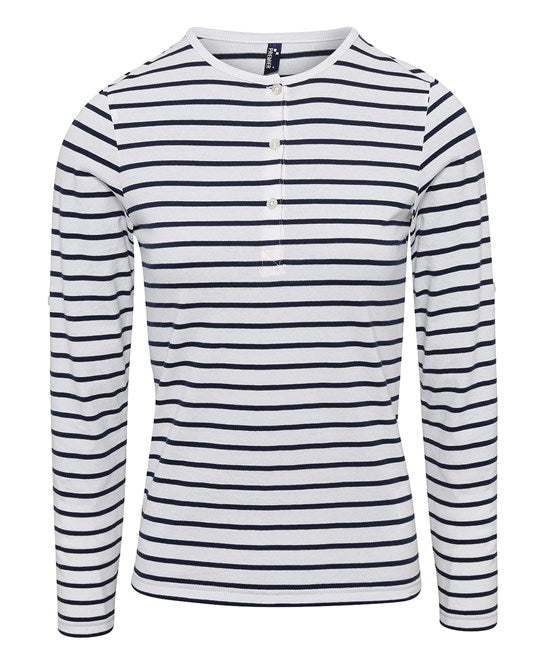 PR318 - Women's Long John roll-sleeve tee