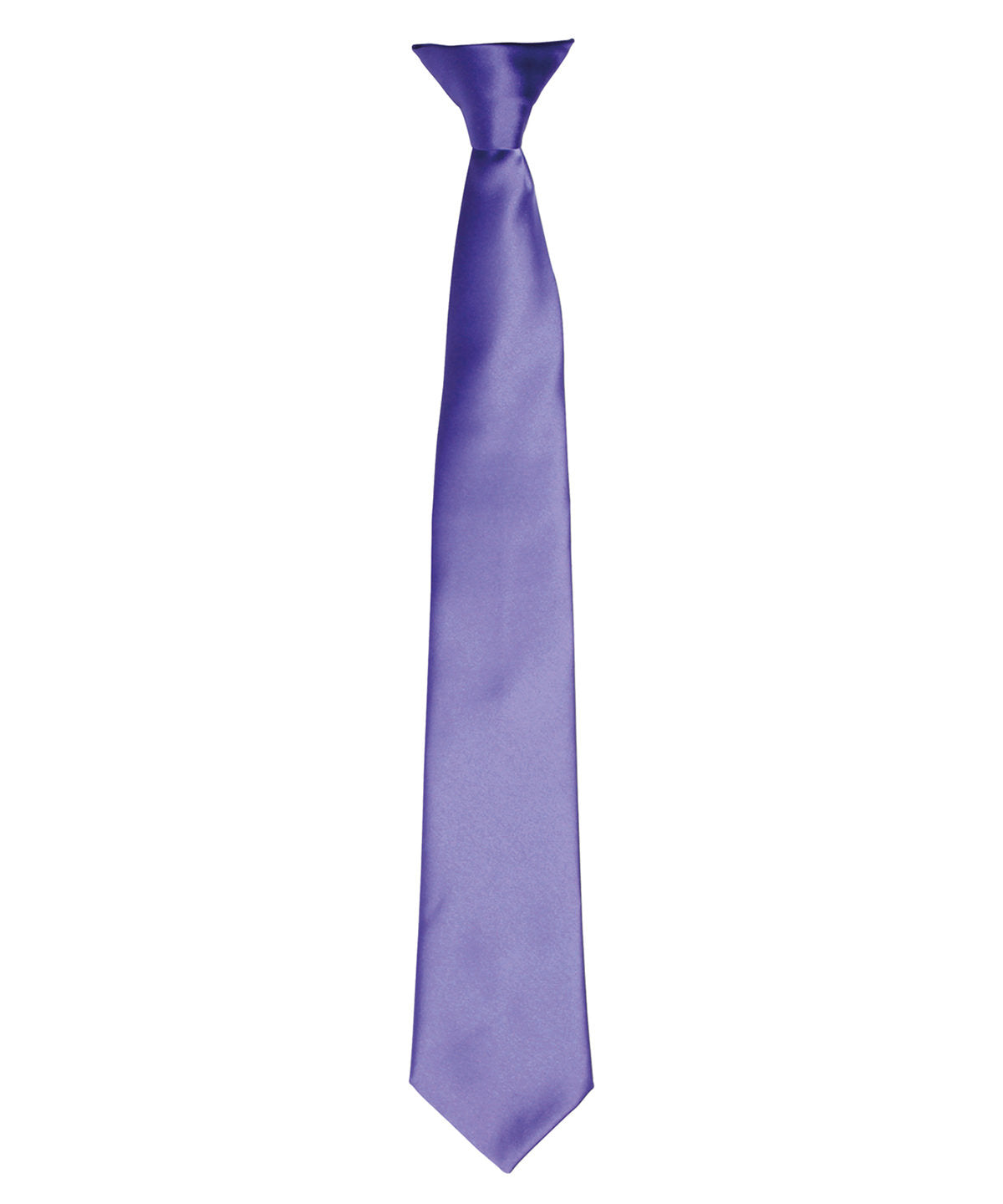 PR755 - 'Colours' satin clip tie