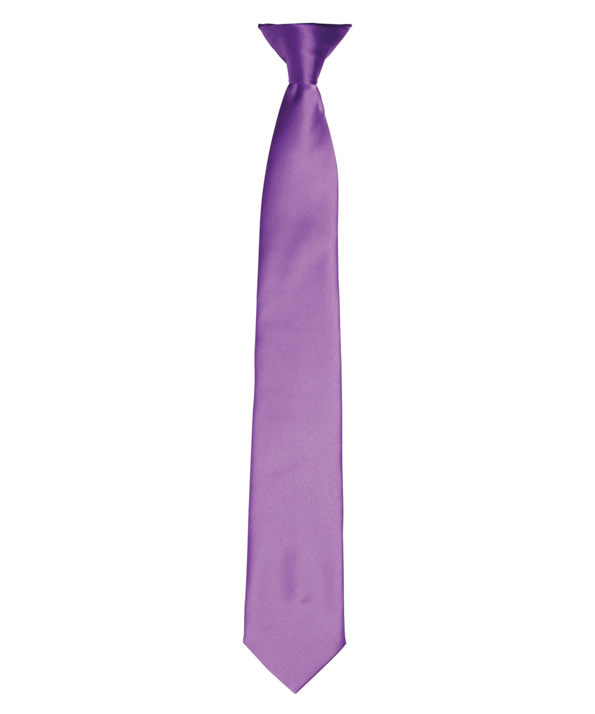 PR755 - 'Colours' satin clip tie