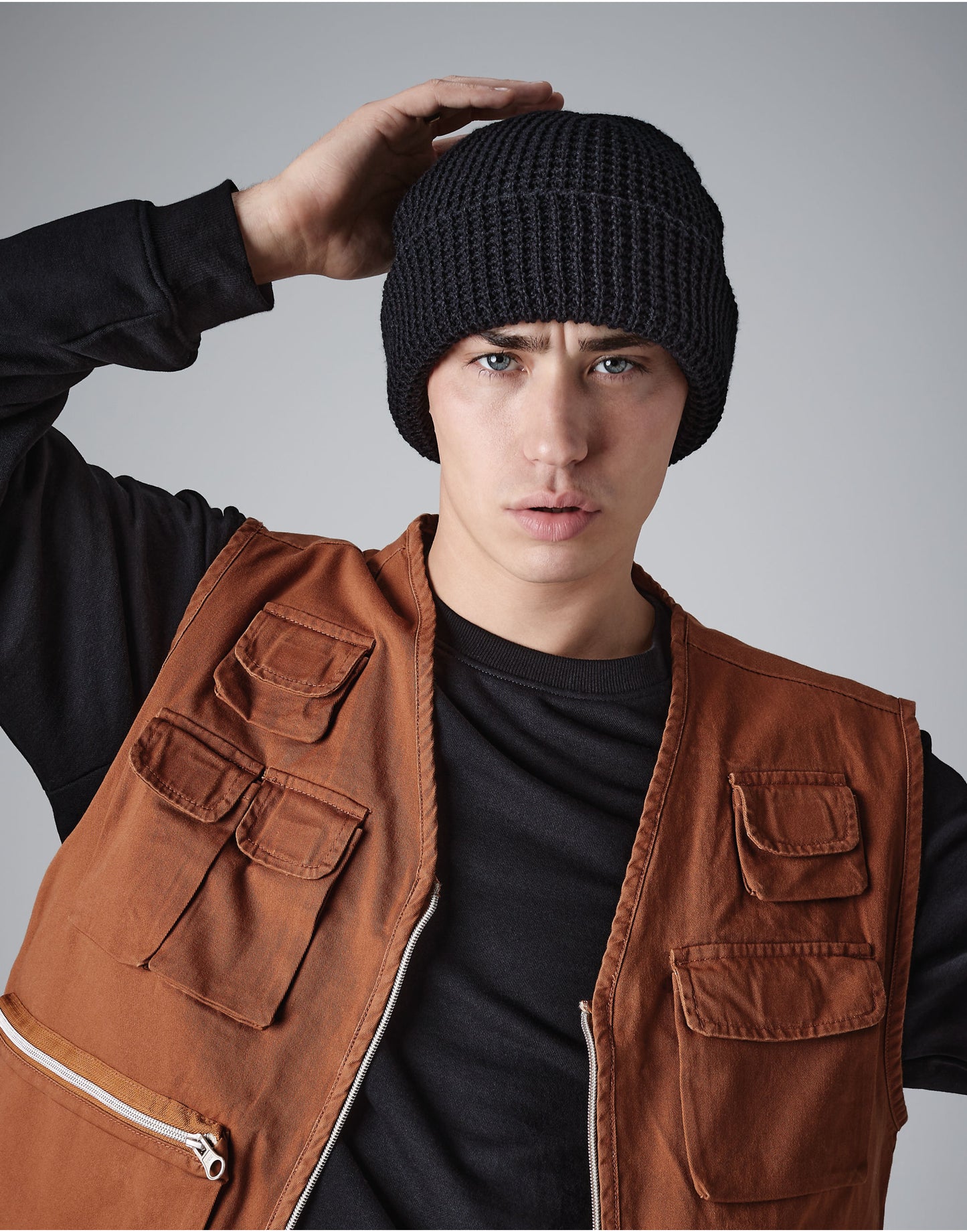 Classic Waffle Knit Beanie