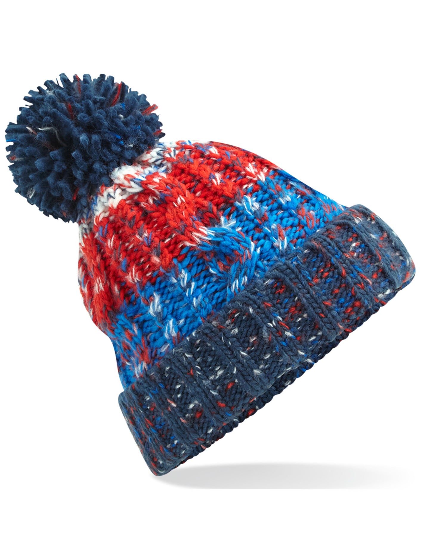 Corkscrew Pom Pom Beanie