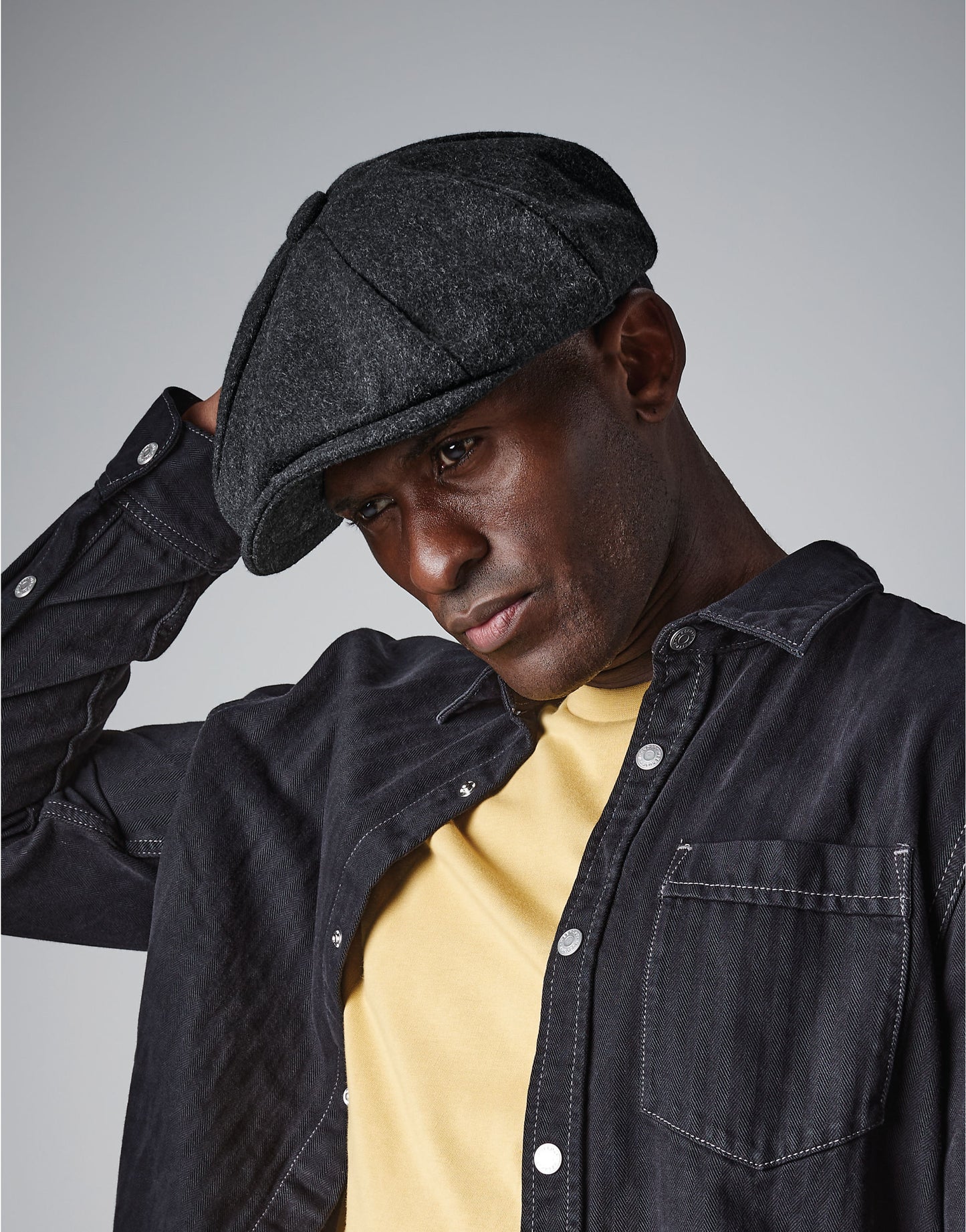 Melton Wool Baker Boy Cap
