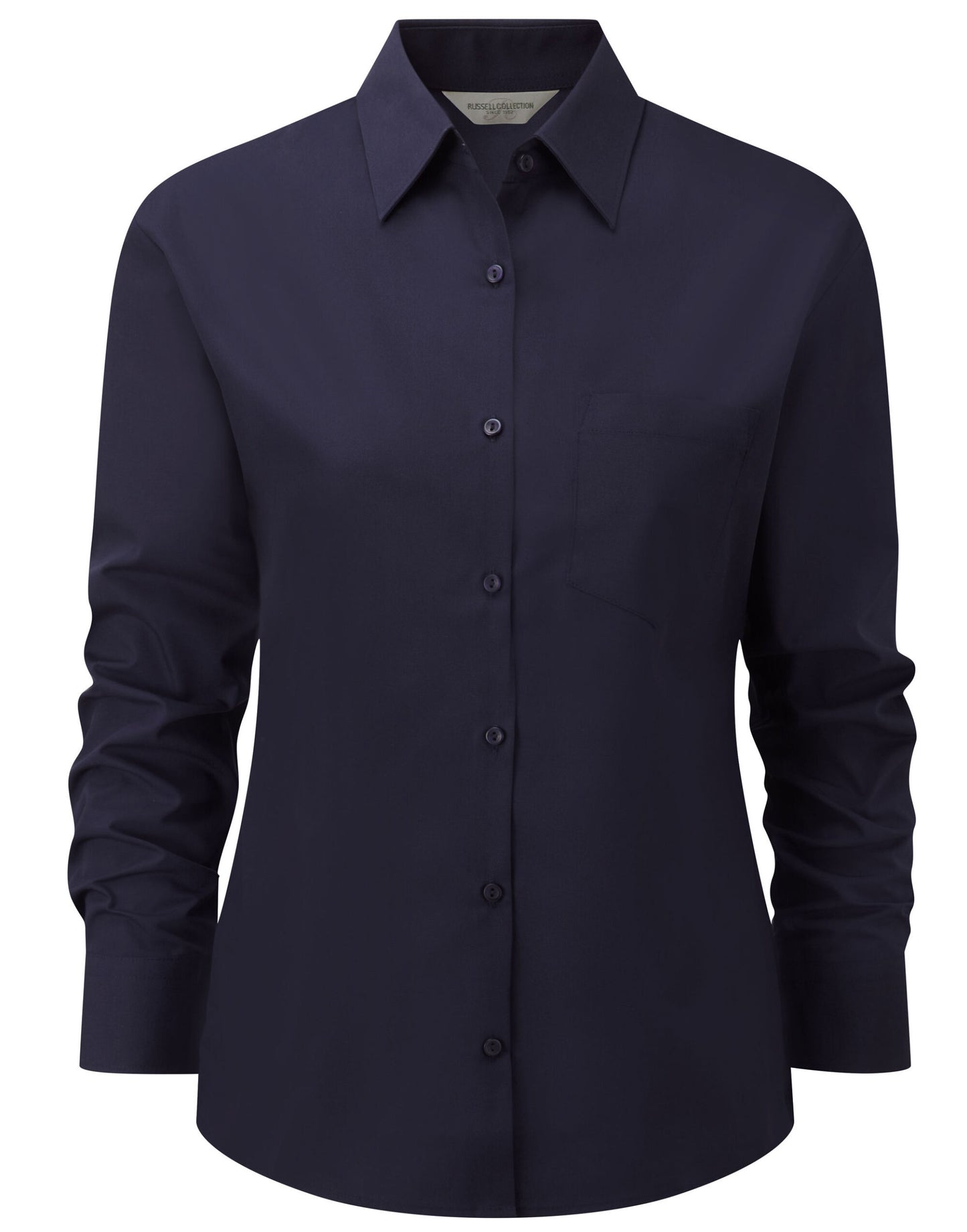 Ladies' L/Sleeve Polycotton Shirt