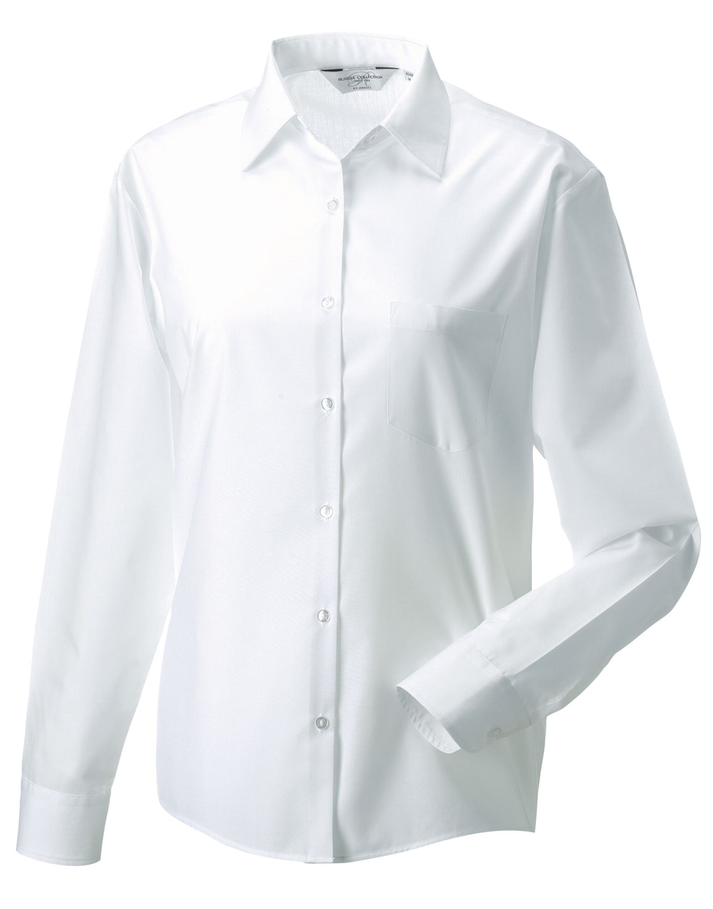 Ladies' L/Sleeve Polycotton Shirt
