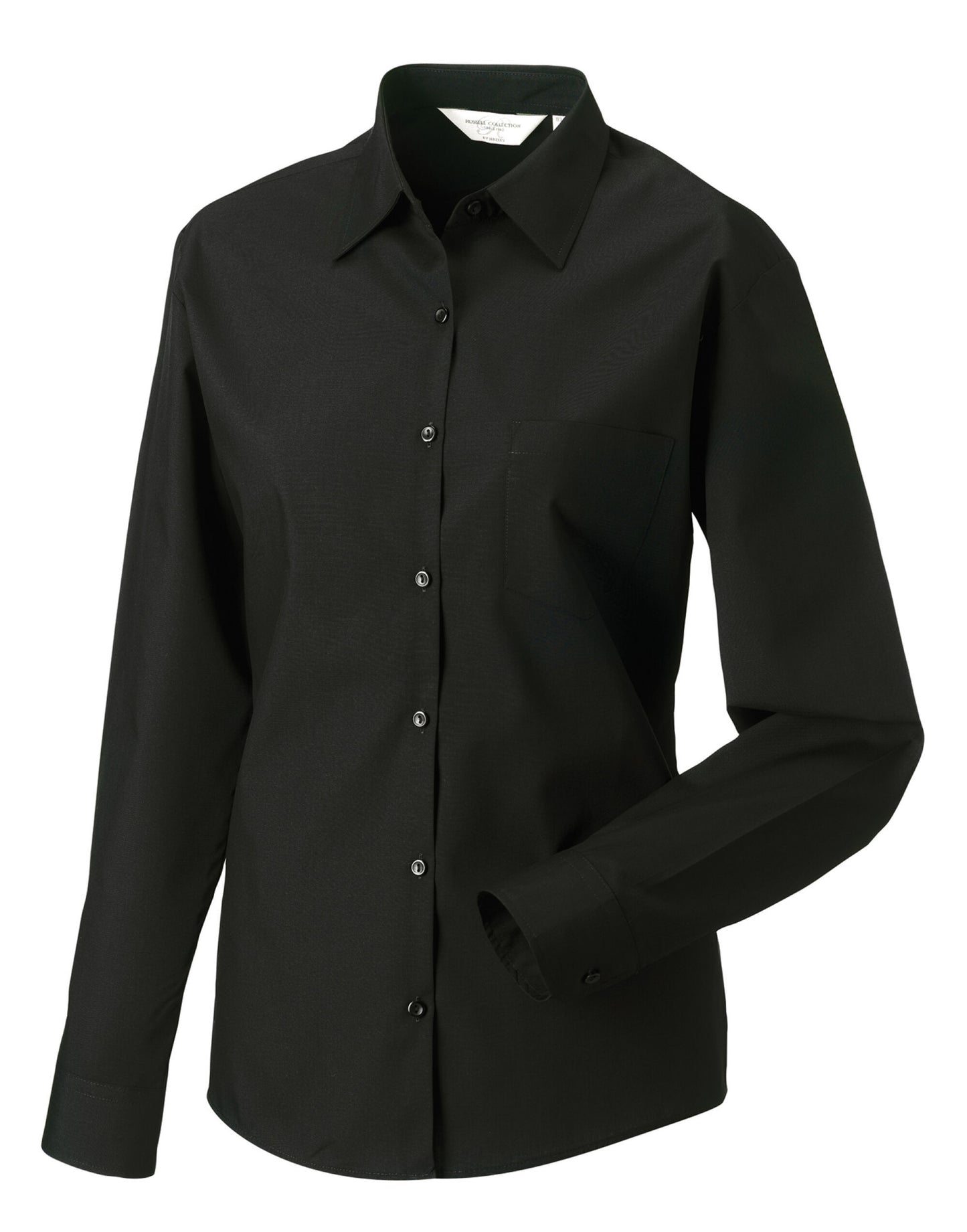 Ladies' L/Sleeve Polycotton Shirt