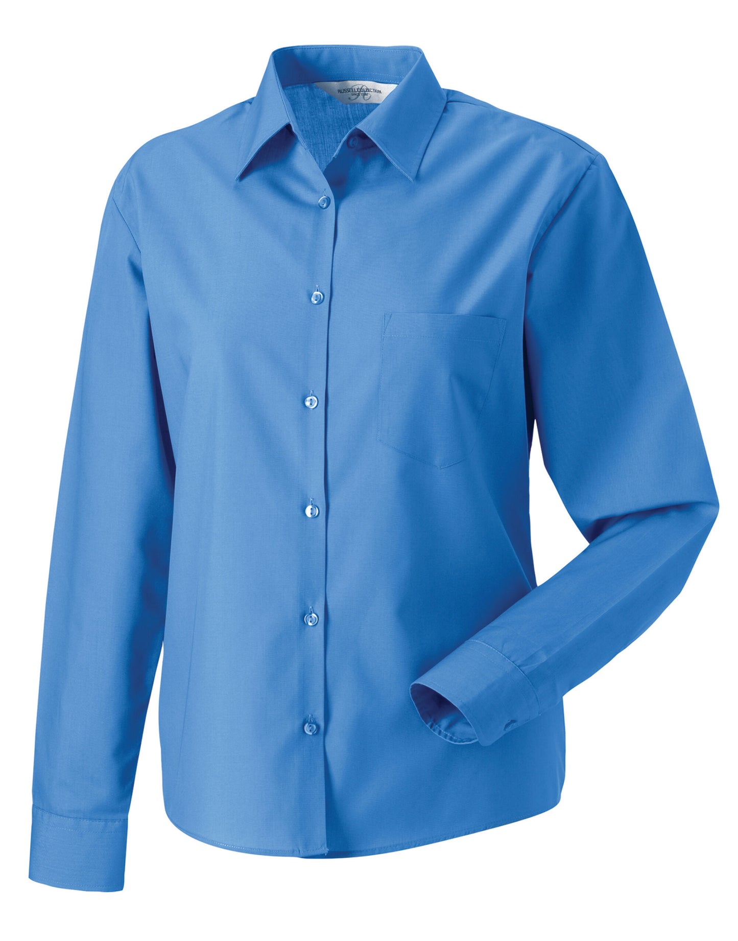 Ladies' L/Sleeve Polycotton Shirt