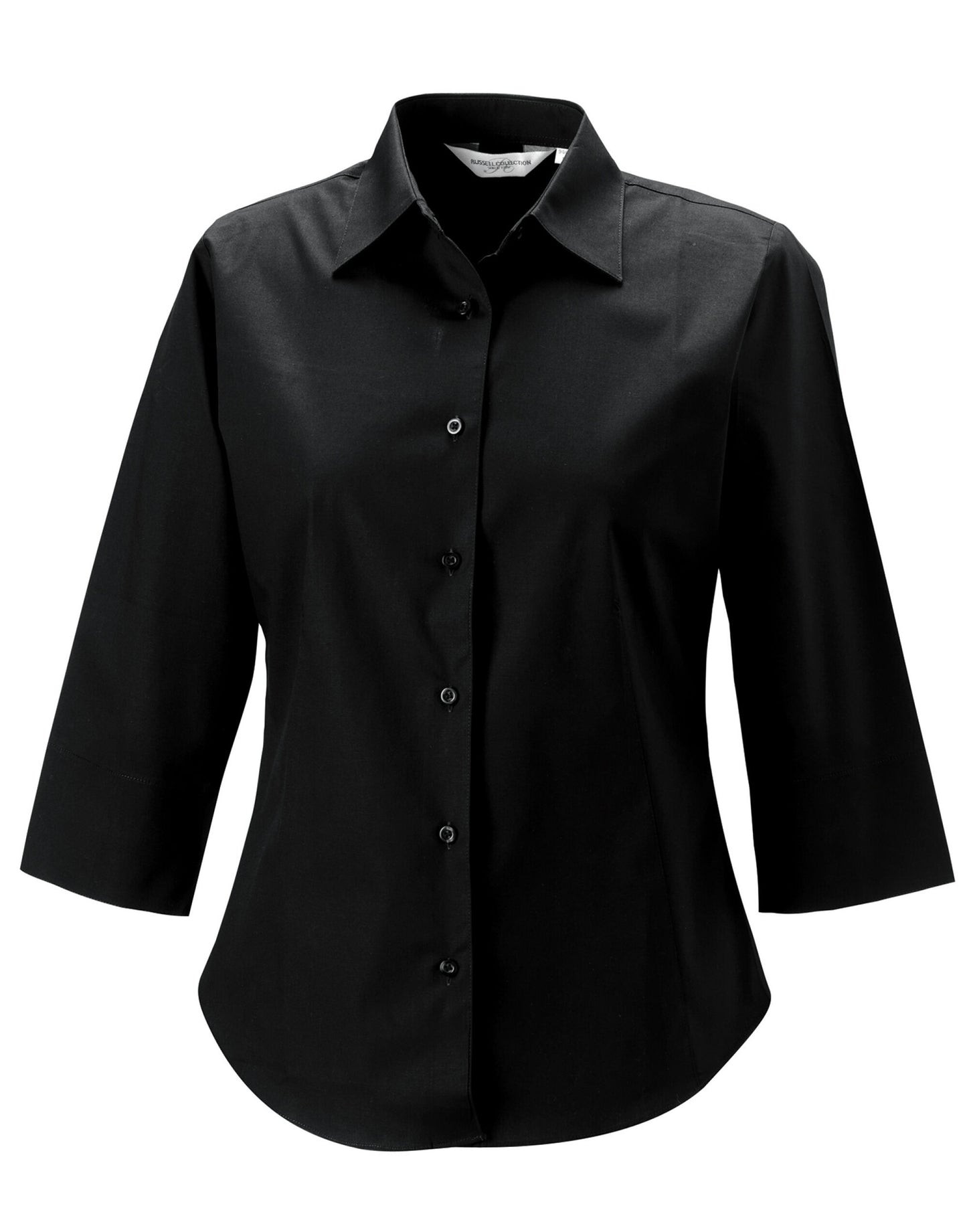Ladies' 3/4 Sleeve Fitted Stretch Shirt
