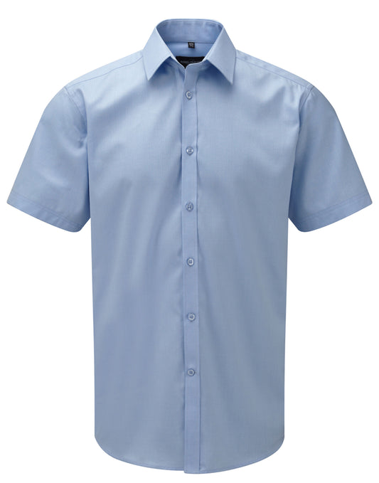 Men's S/Sleeve Herringbone Shirt