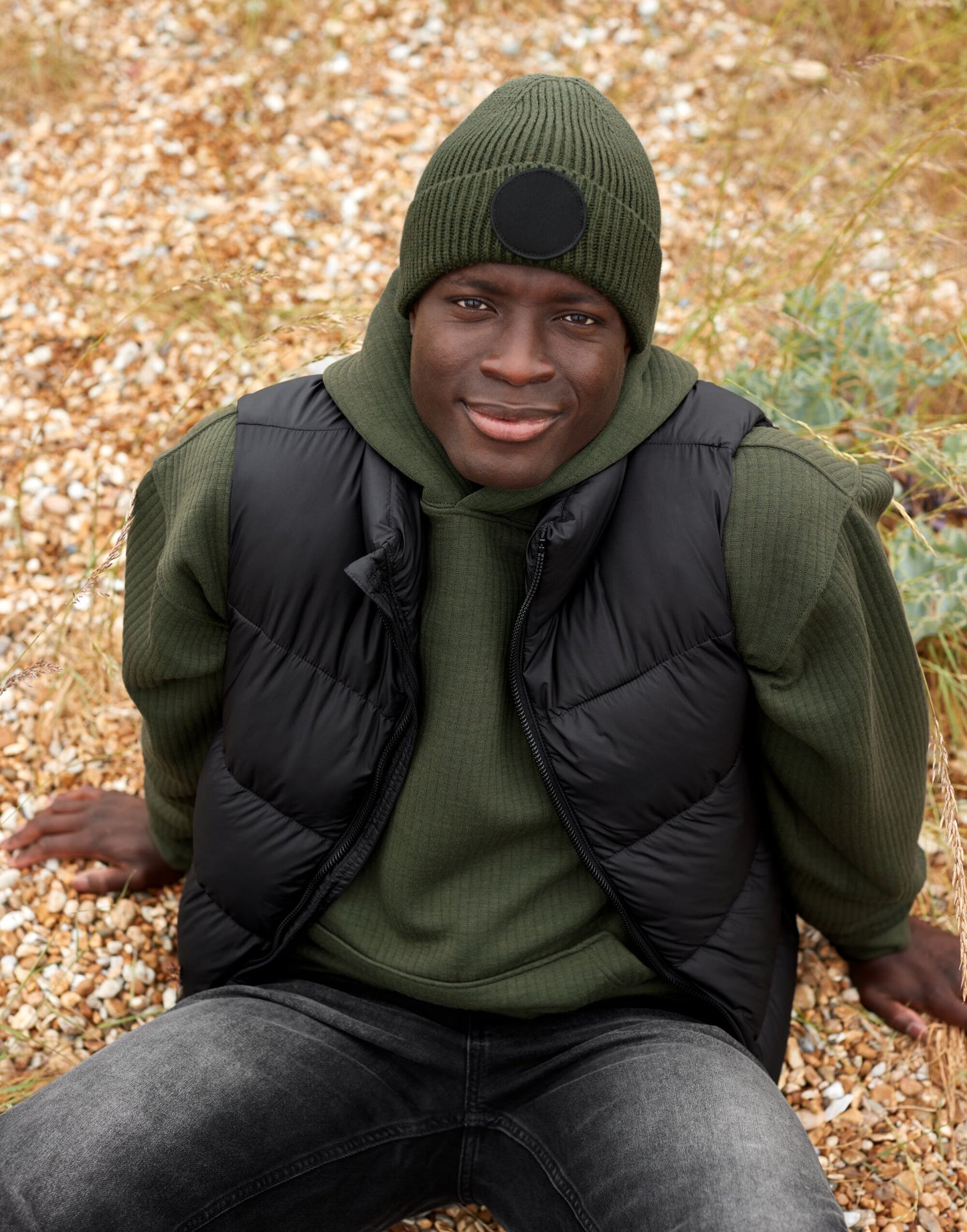 Circular Fashion Patch Beanie