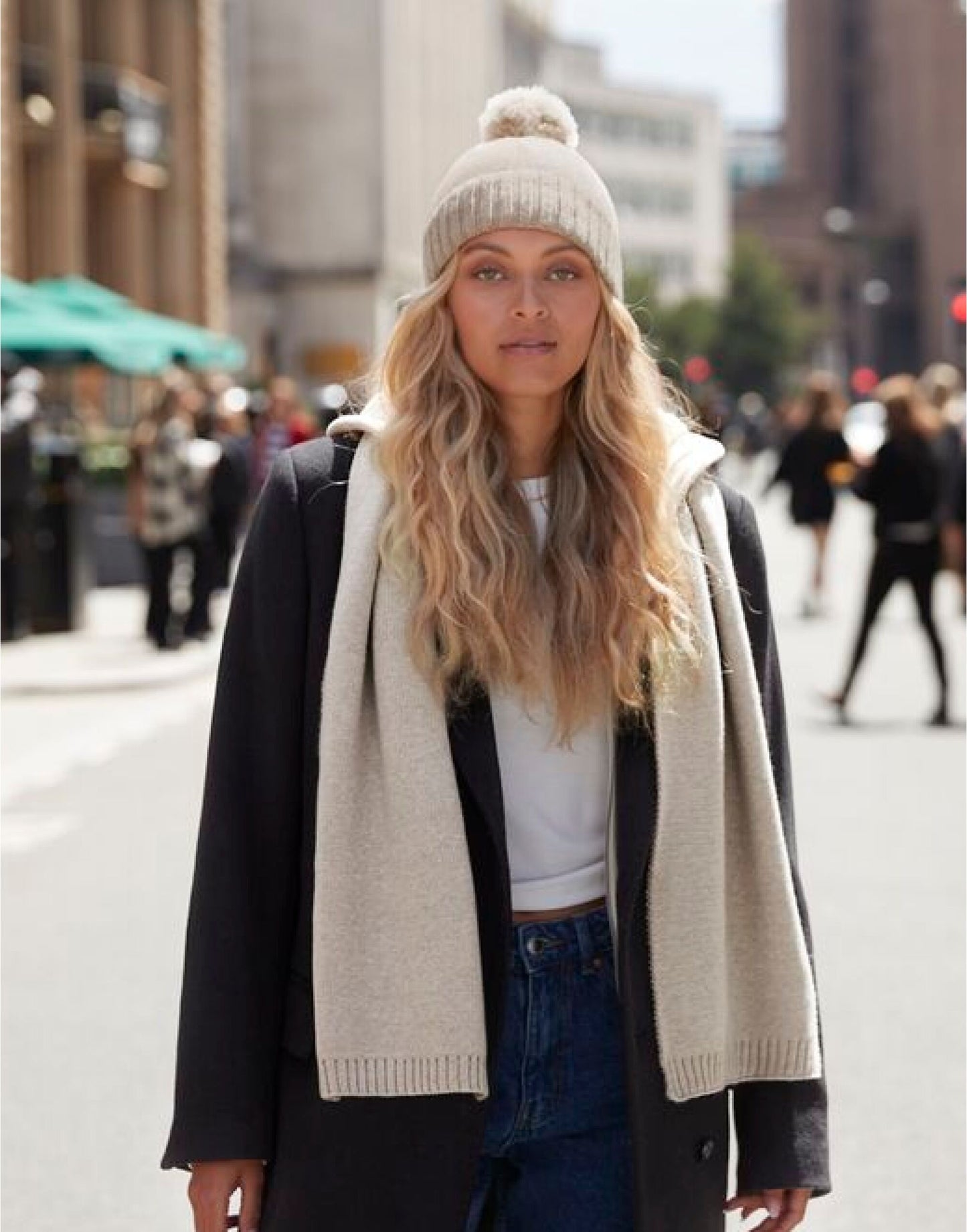 Knitted Scarf & Beanie Gift Set
