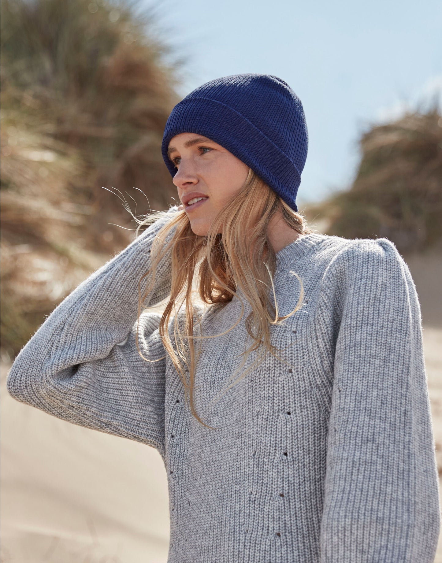 Organic Cotton Fine Knit Beanie