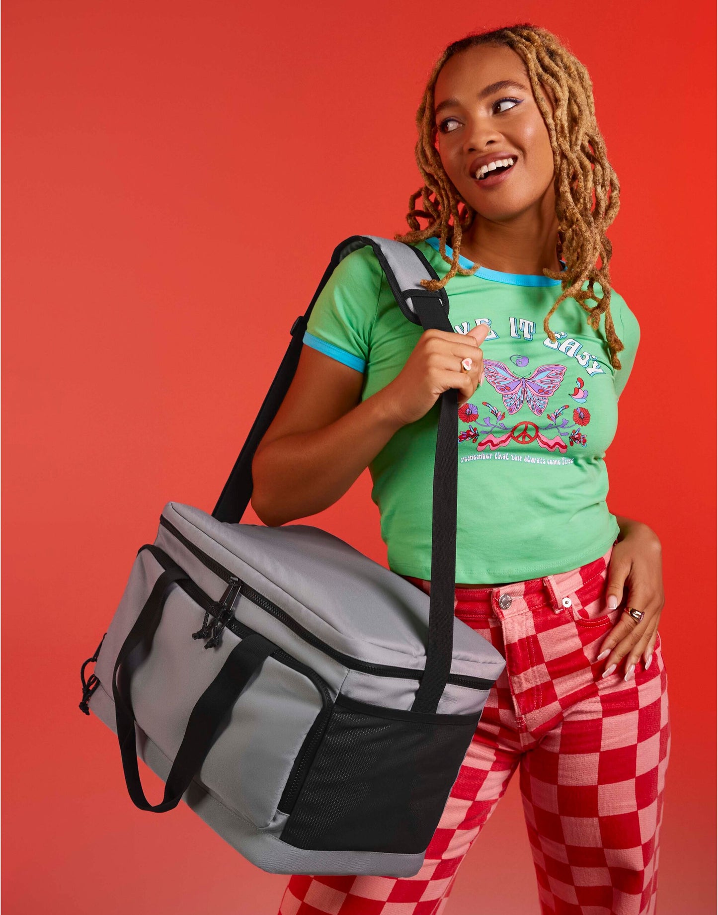 Recycled Large Cooler Shoulder Bag