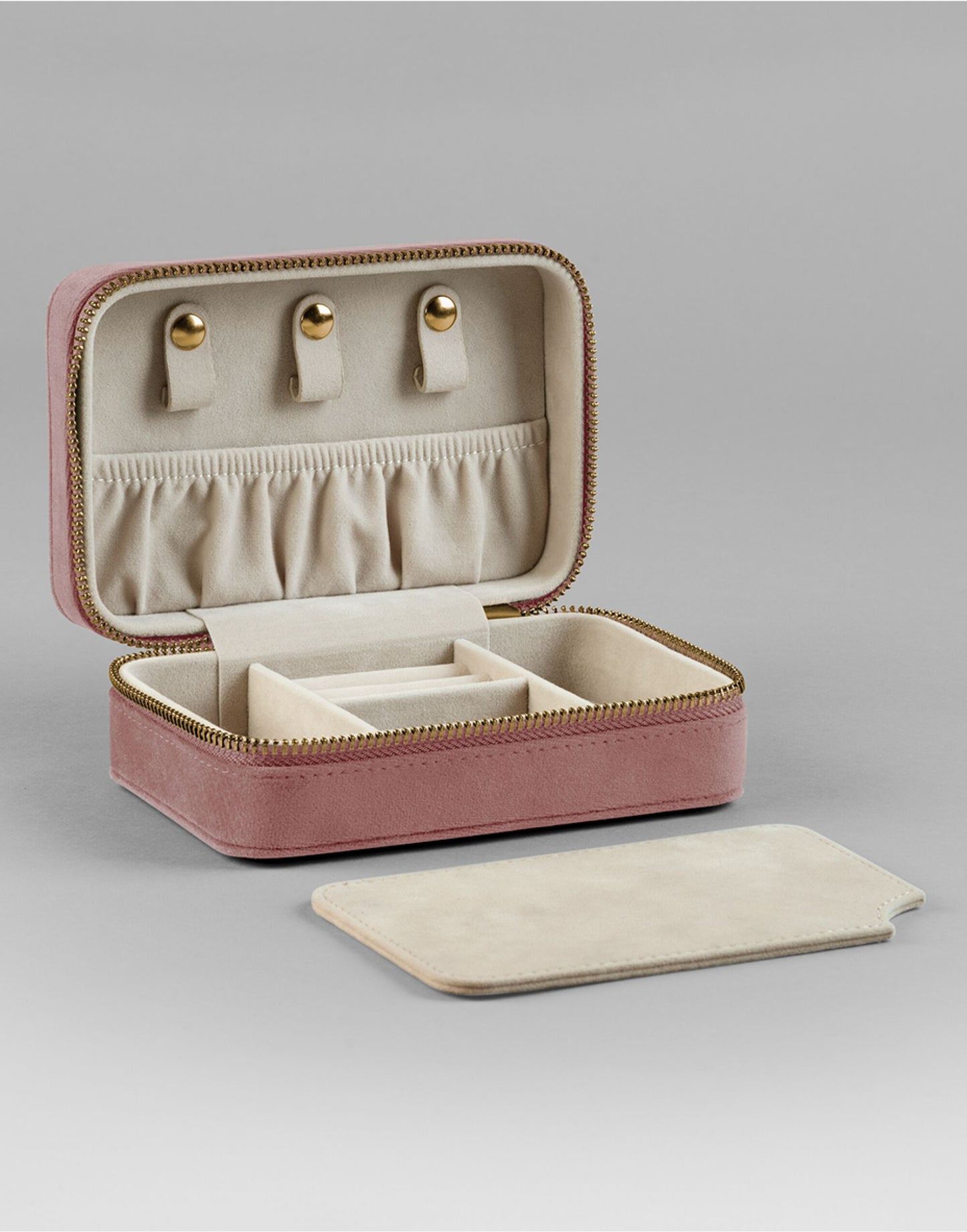 Velvet Travel Jewellery Box