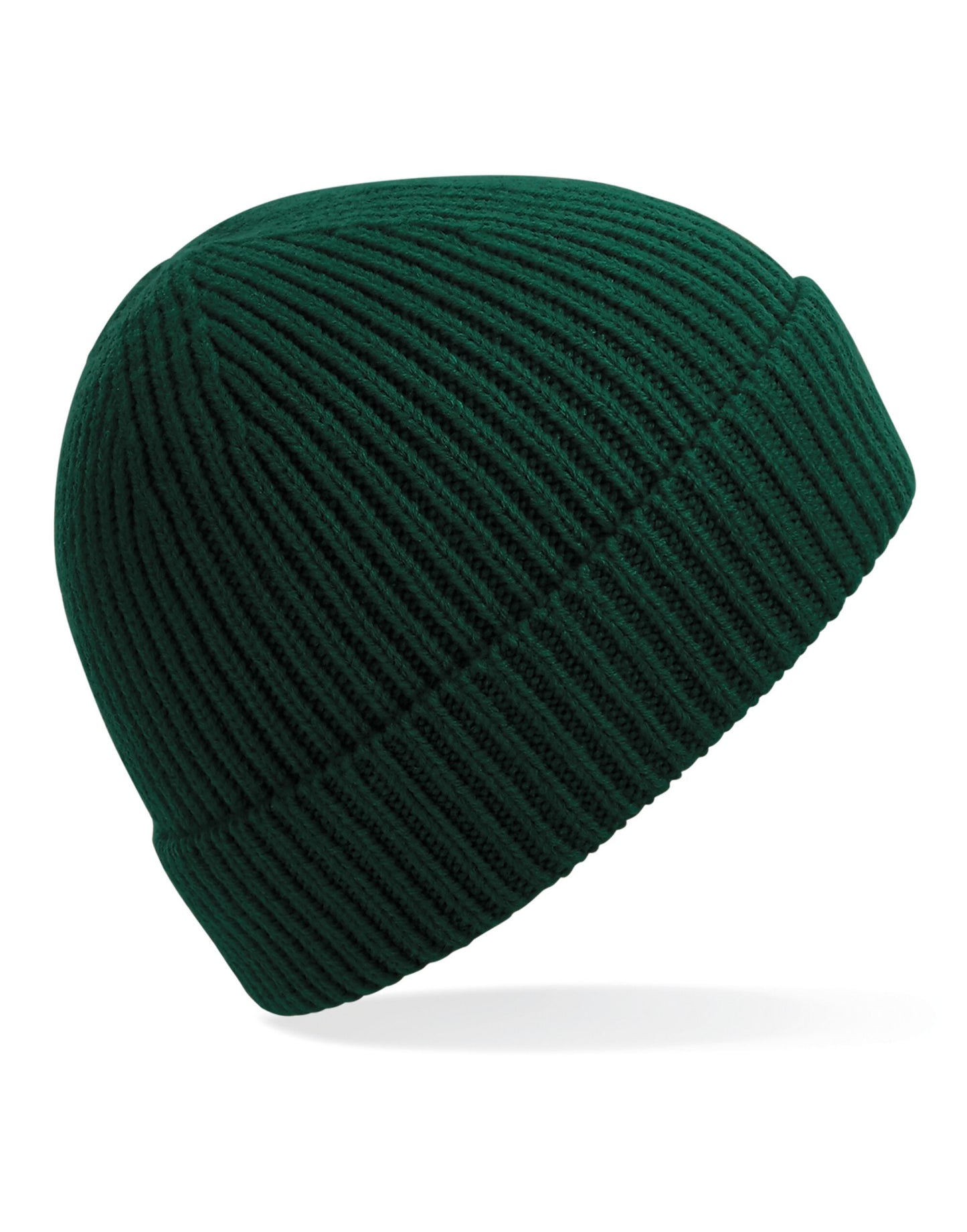 Engineered Knit Ribbed Beanie