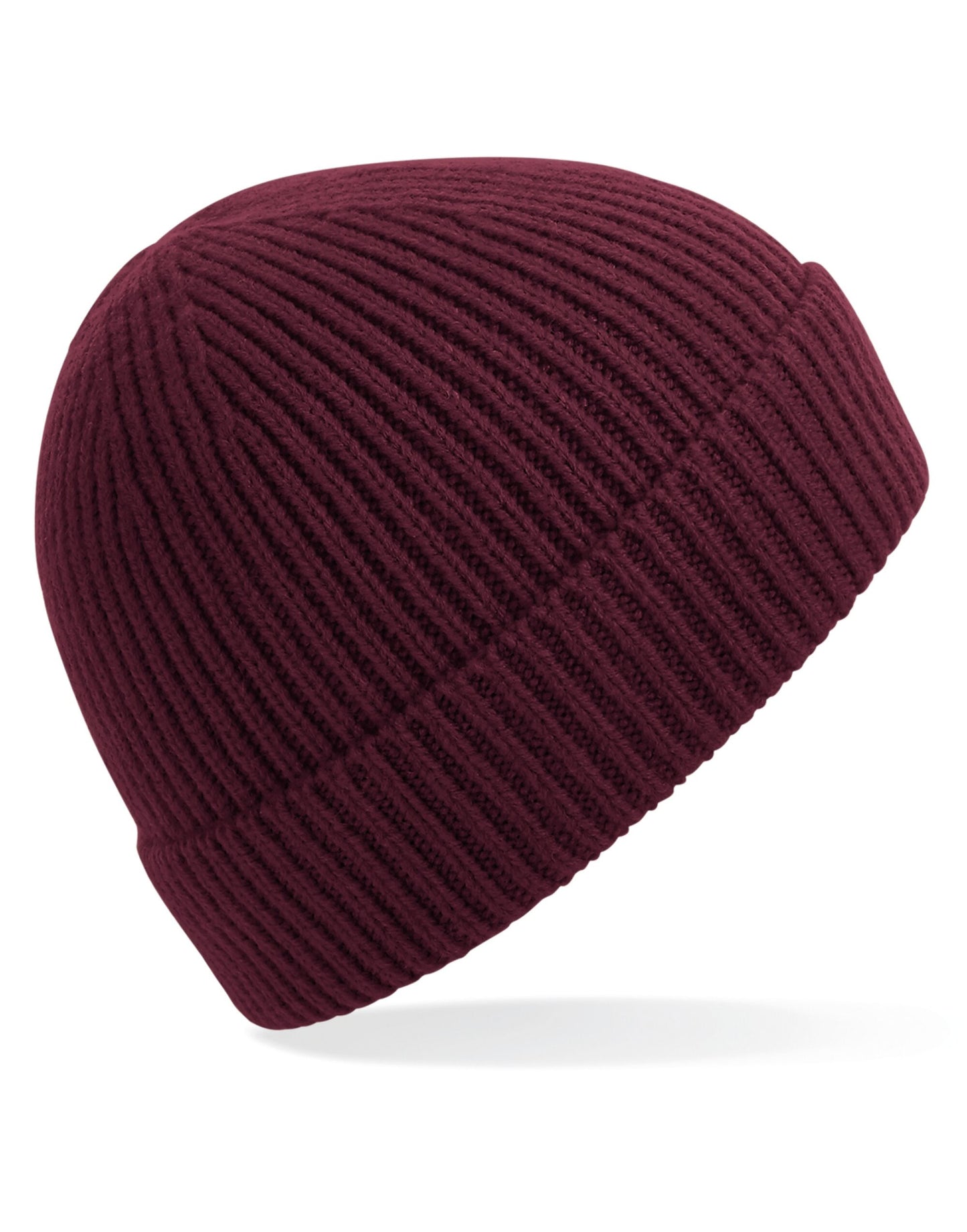 Engineered Knit Ribbed Beanie