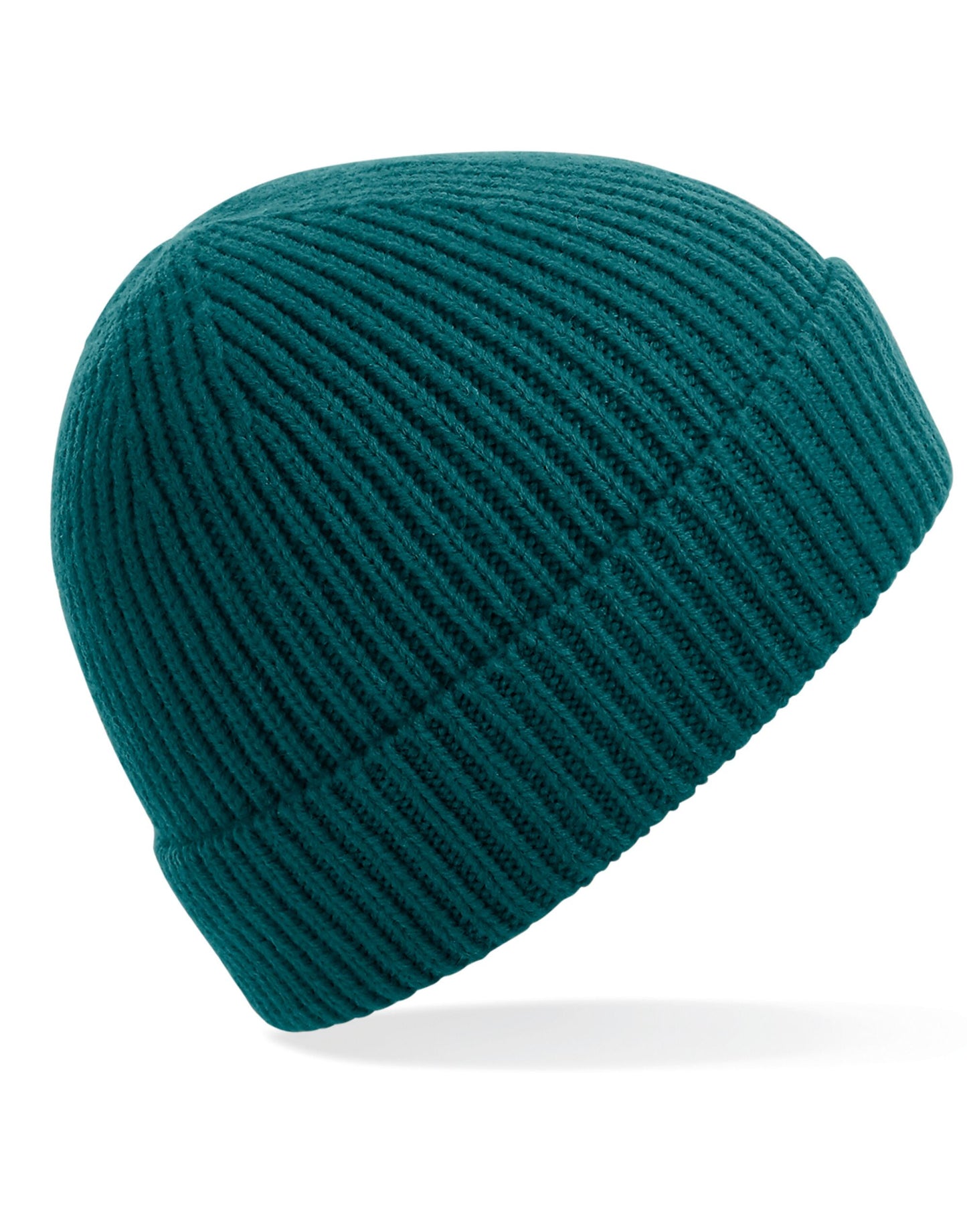 Engineered Knit Ribbed Beanie