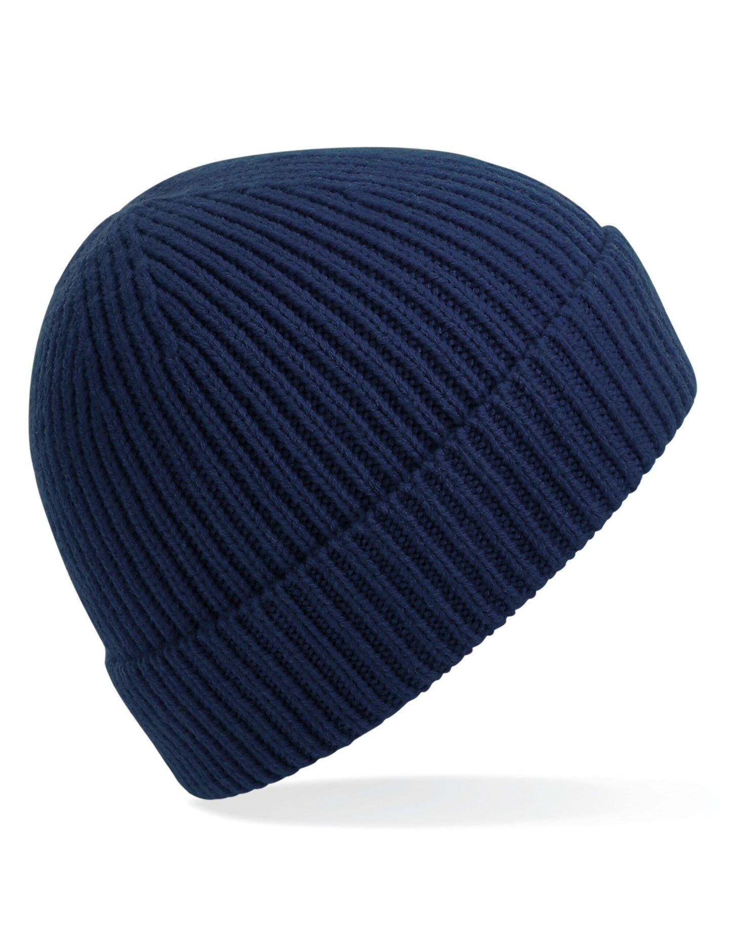 Engineered Knit Ribbed Beanie