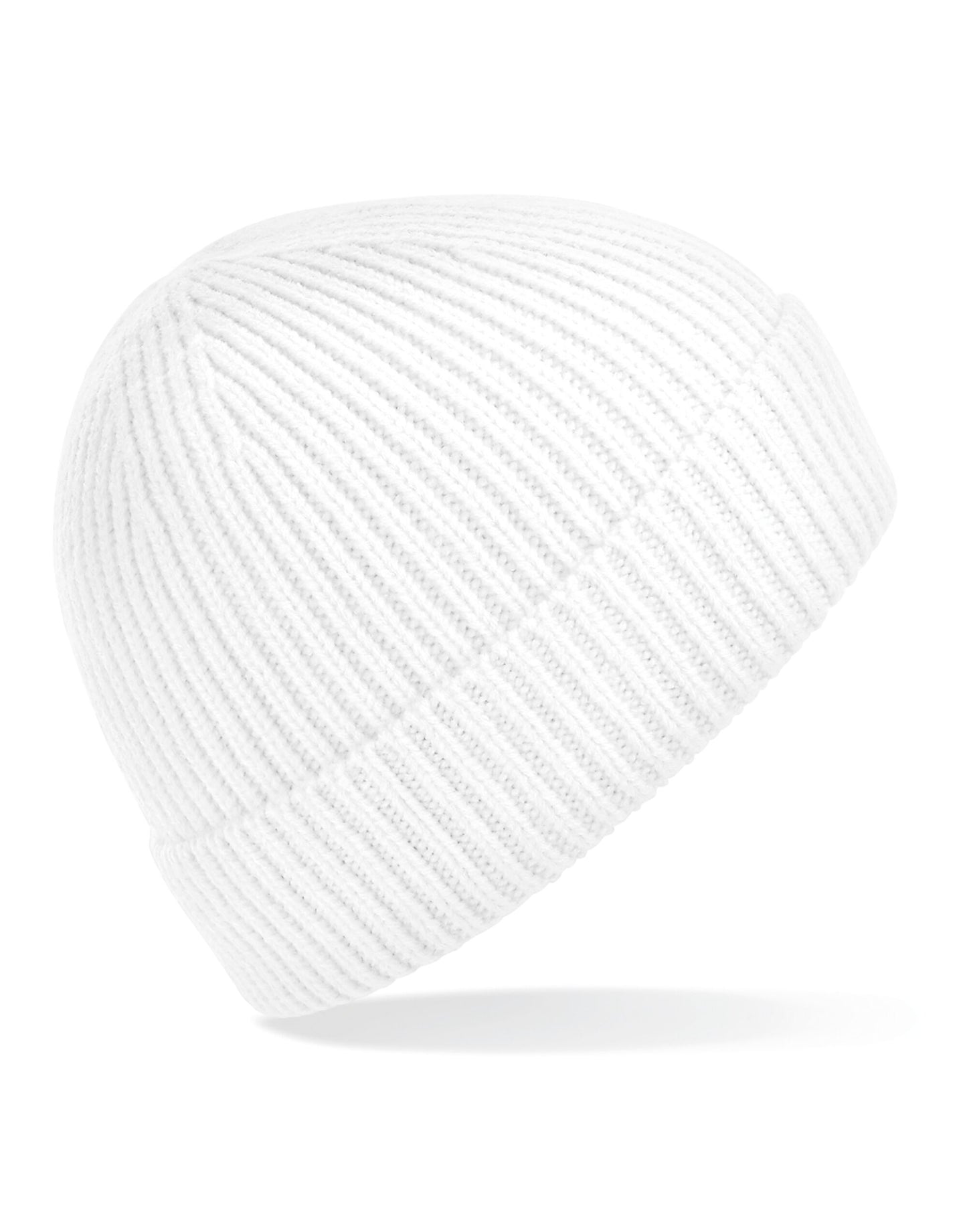 Engineered Knit Ribbed Beanie