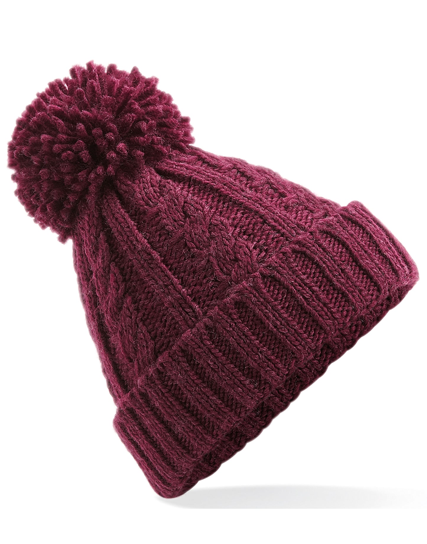 Cable Knit Melange Beanie
