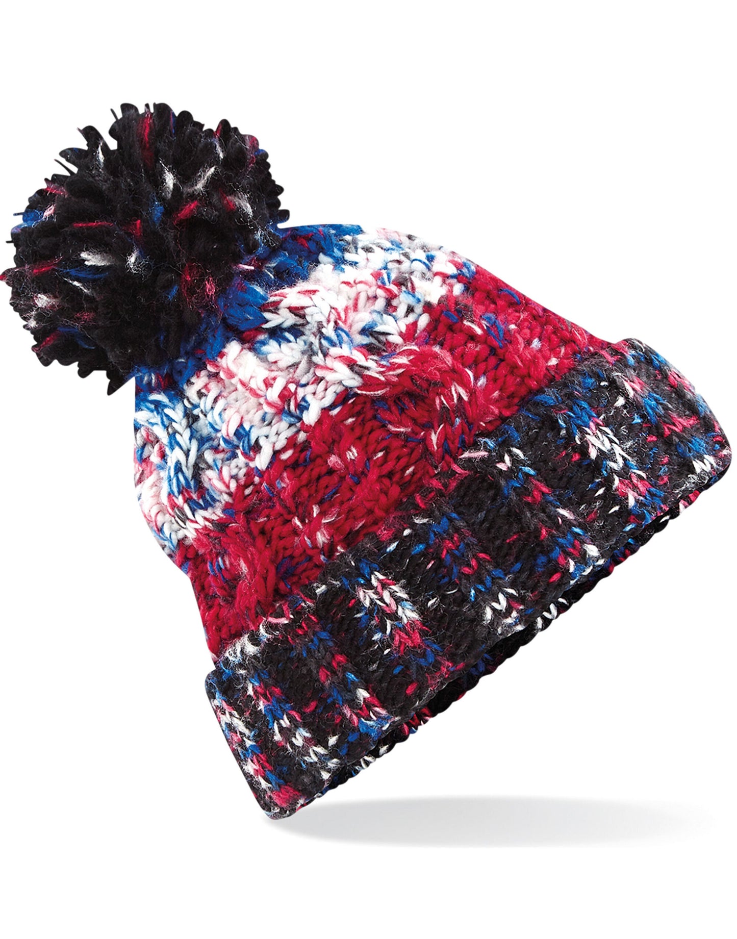 Corkscrew Pom Pom Beanie