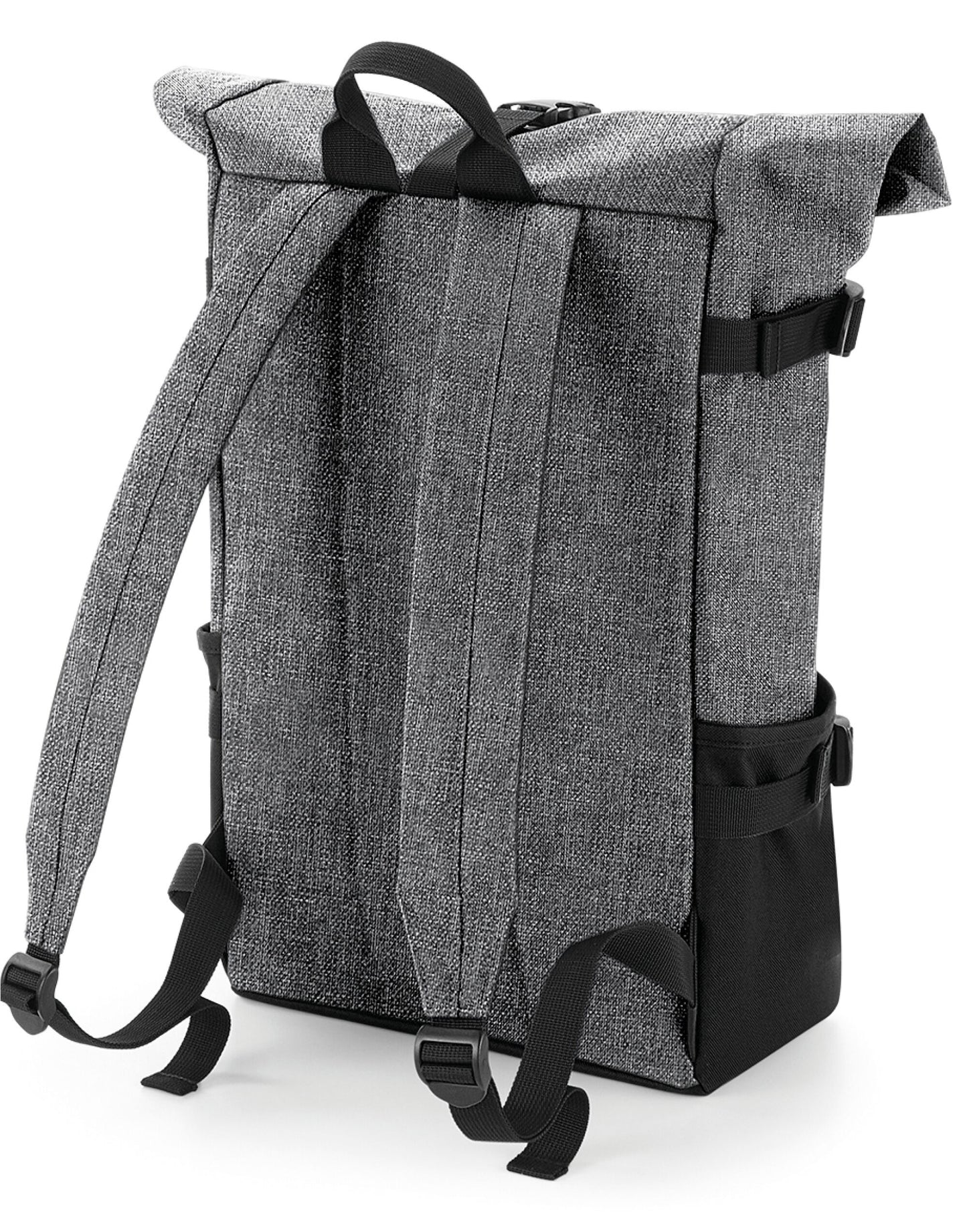Block Roll-Top Backpack