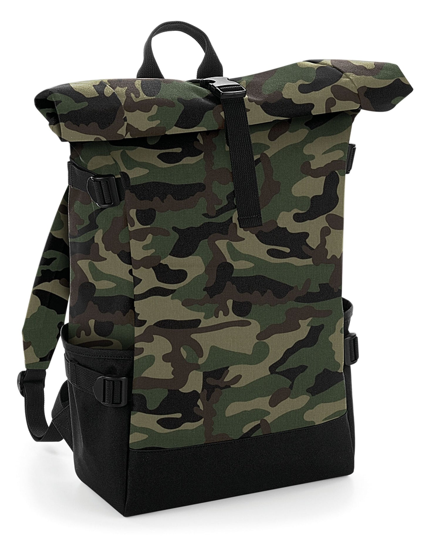 Block Roll-Top Backpack