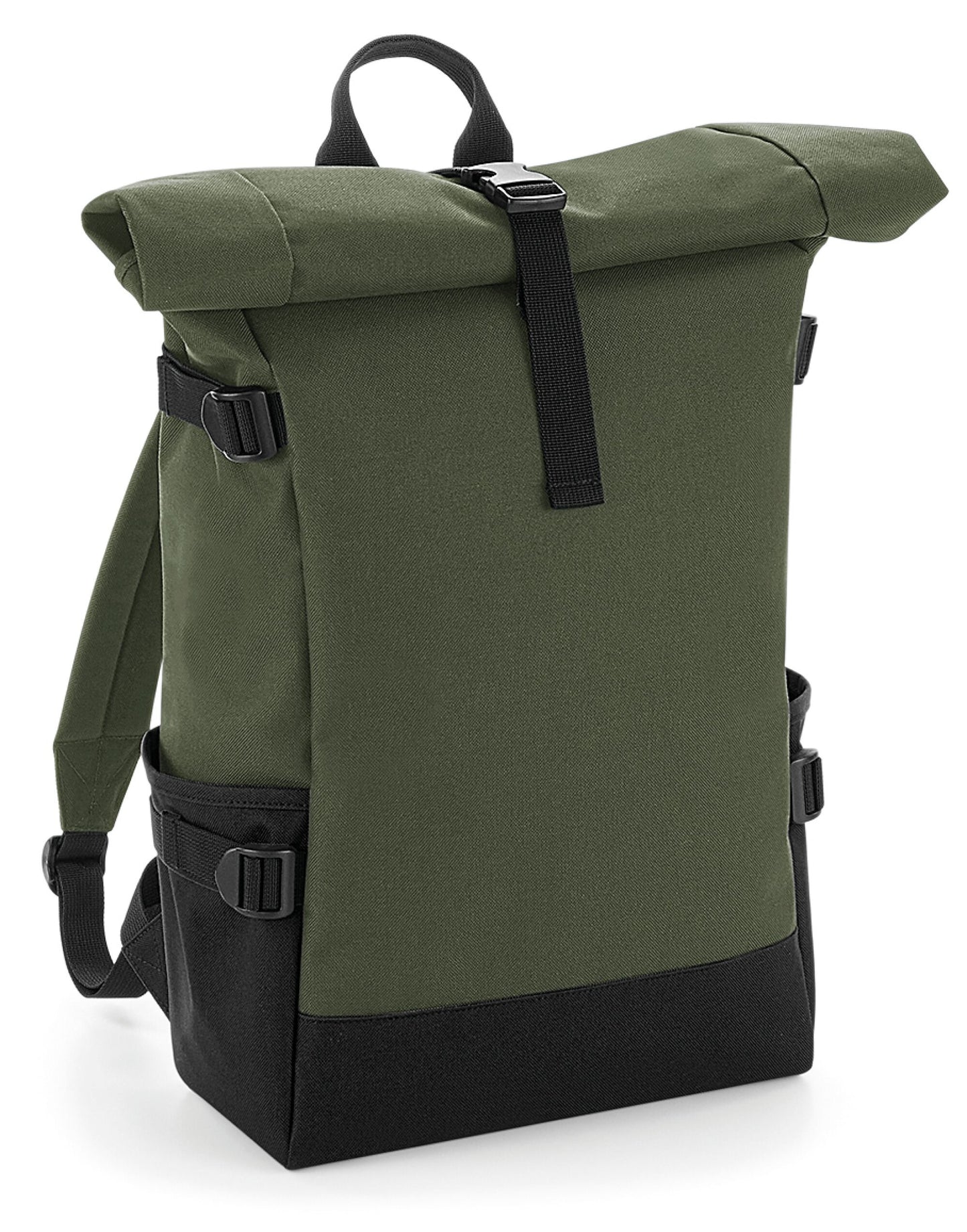 Block Roll-Top Backpack