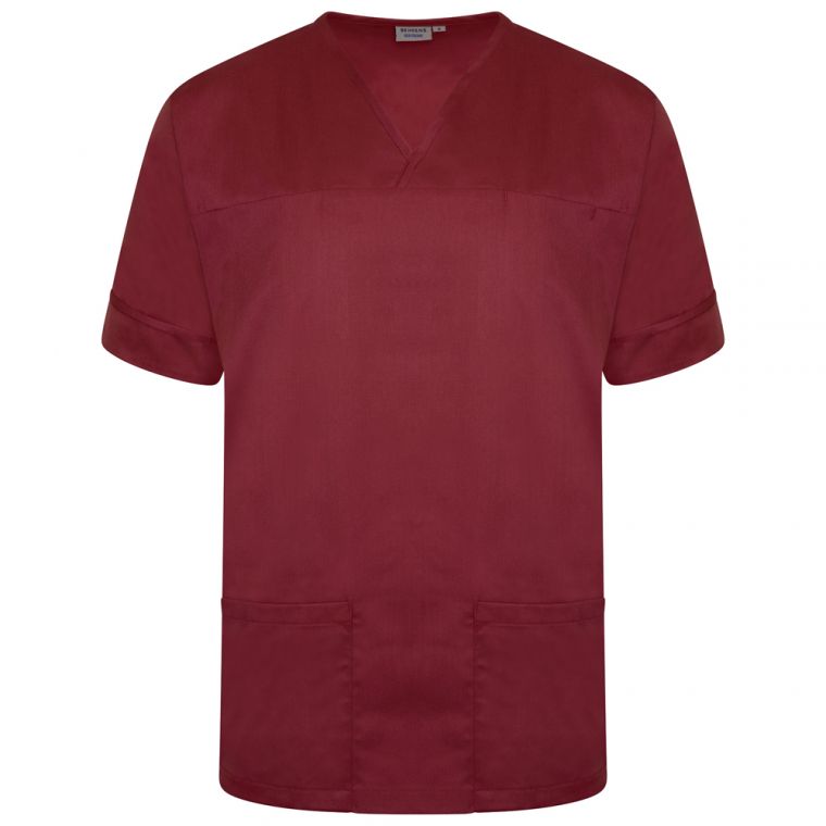 NSTP BEHRENS - Unisex Plain Smart Scrub Tunic Top