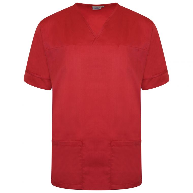 NSTP BEHRENS - Unisex Plain Smart Scrub Tunic Top