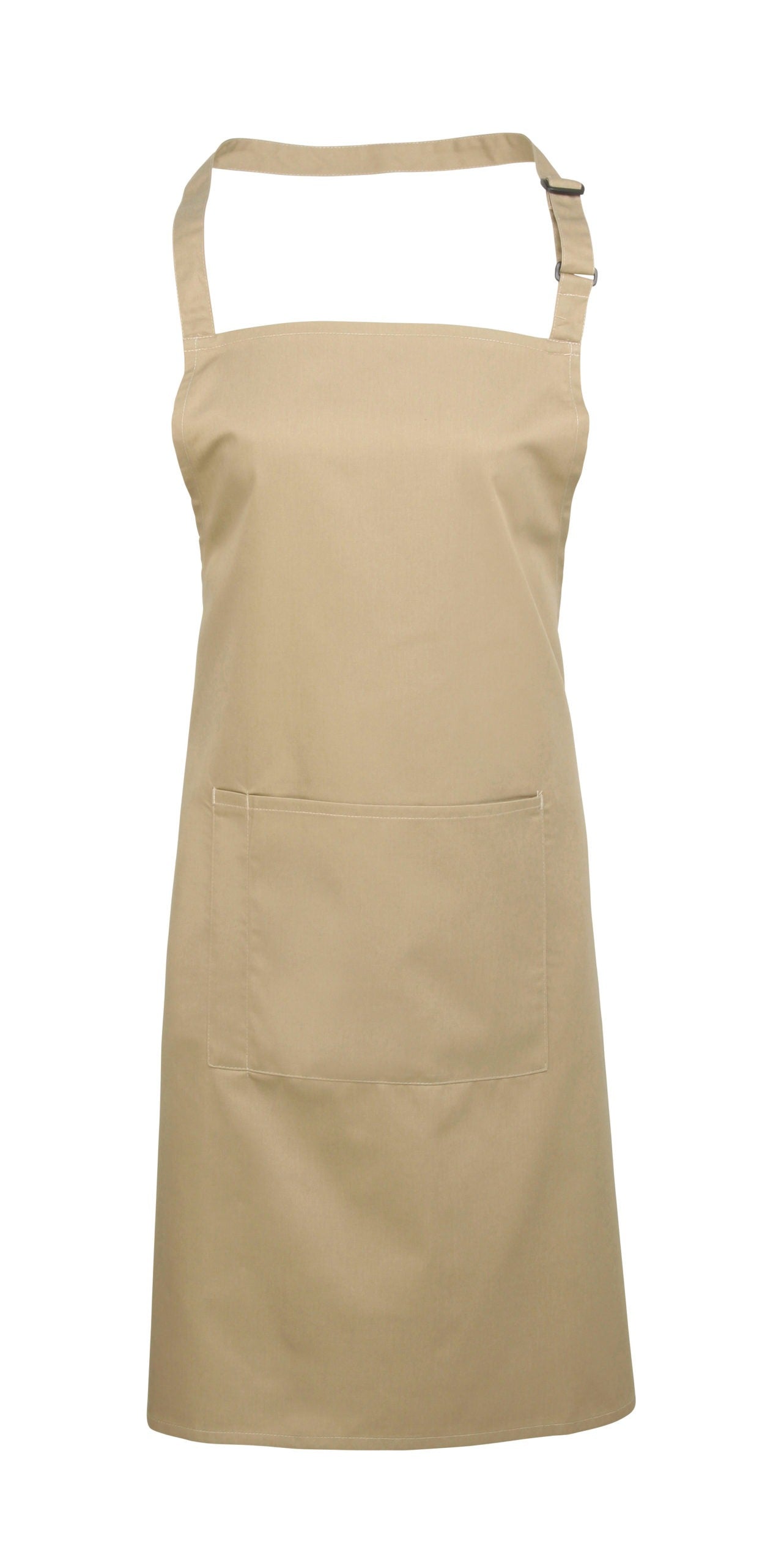 PR154 - Coloured Pocketed Bib Apron