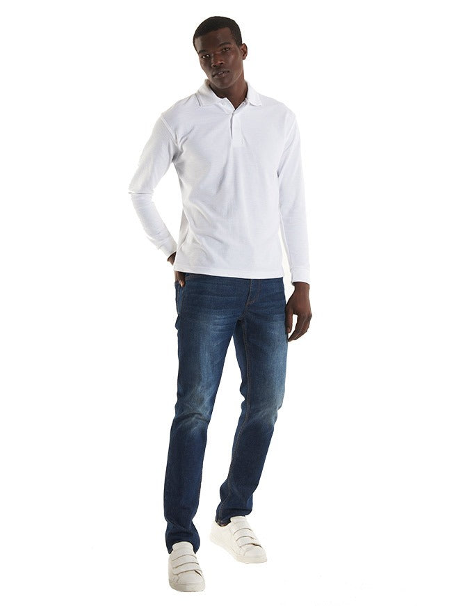 UC113 - Longsleeve Polo-Shirt