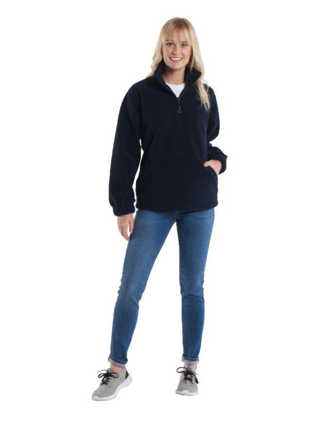 UC602 - Premium 1/4 Zip Micro Fleece Jacket – Wirral Textile Motifs