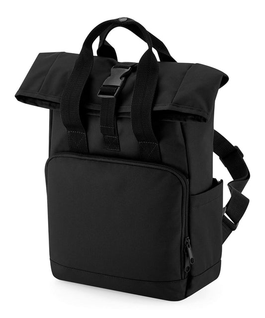 BG18S - Recycled mini twin handle roll-top backpack