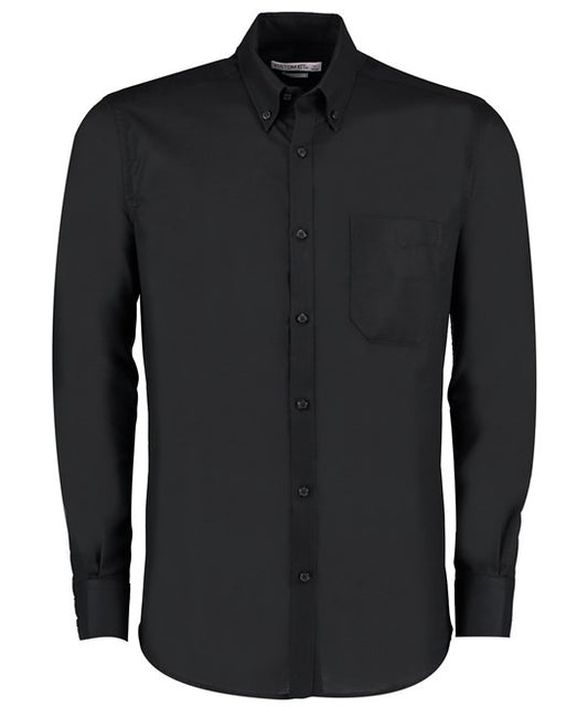KK184 - Slim fit workwear Oxford shirt long-sleeved (Slim Fit)