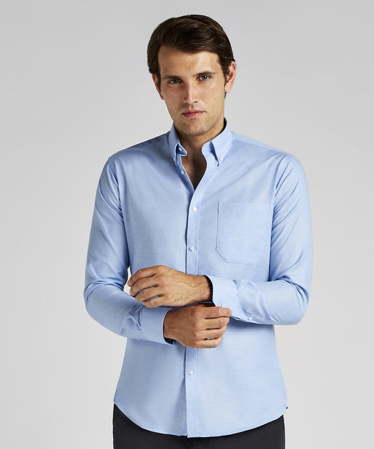 KK184 - Slim fit workwear Oxford shirt long-sleeved (Slim Fit)