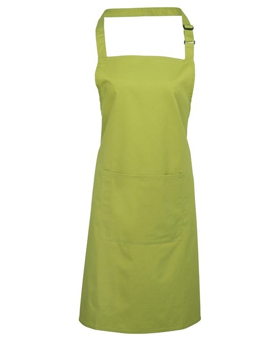 PR154 - Coloured Pocketed Bib Apron