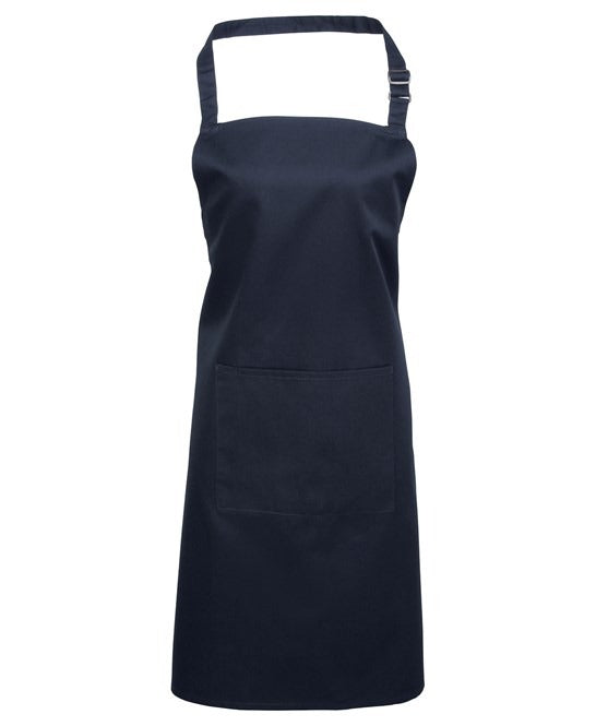 PR154 - Coloured Pocketed Bib Apron