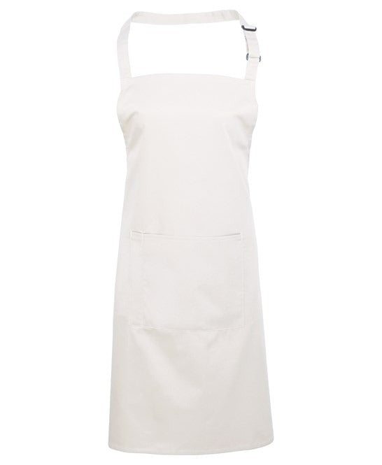 PR154 - Coloured Pocketed Bib Apron