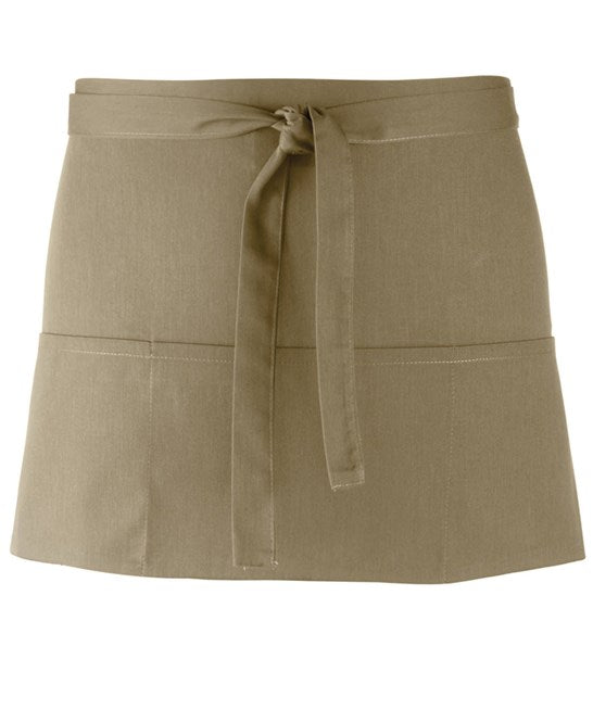 PR155 - 3 Pocket Short Waist Apron