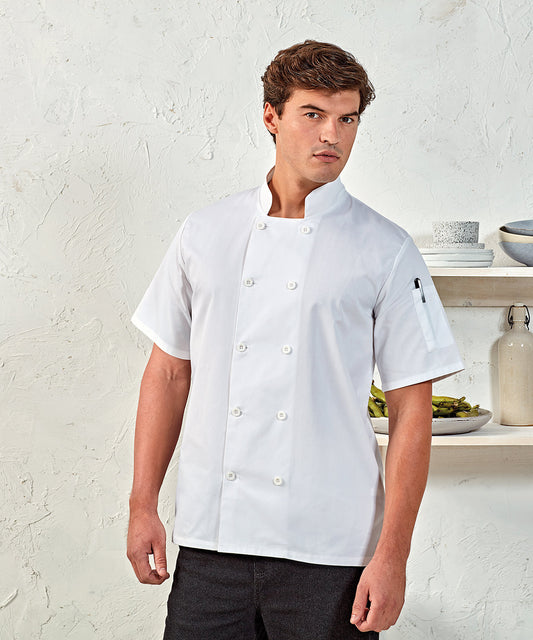 PR656 - Short Sleeve Chef's Jacket