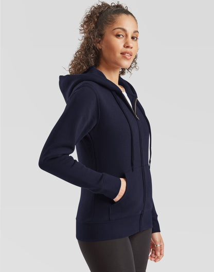 Ladies' Premium Hooded Sweat Jacket