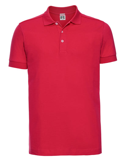 Men's Fitted Stretch Polo