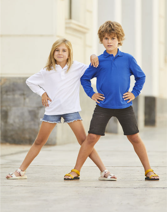 Kid's 65/35 L/Sleeve Polo
